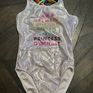 Destira Holographic Gymnastics Leotard size Small